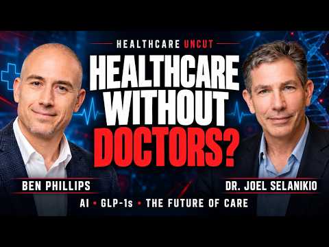 Healthcare Uncut episode artwork featuring Ben Phillips and Joel Selanikio