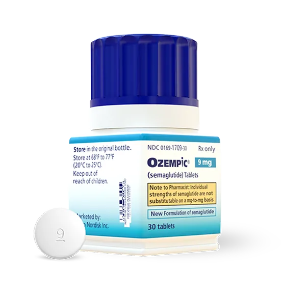 Ozempic pill bottle